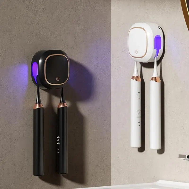 Cepillo de dientes desinfectante con soporte eléctrico