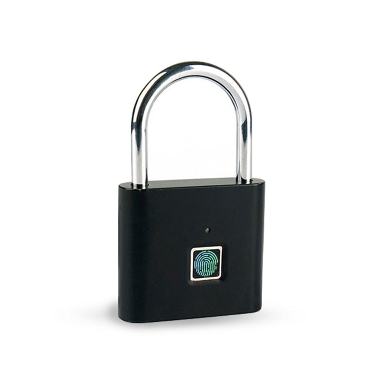 Compact Smart Fingerprint Padlock - Waterproof, Keyless Security, USB rechargeable, aluminium léger - Idéal pour les bagages, valises et sacs à dos