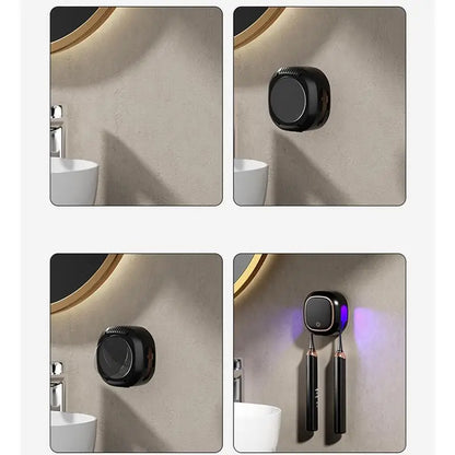 Brosse à dents désinfectante avec support électrique