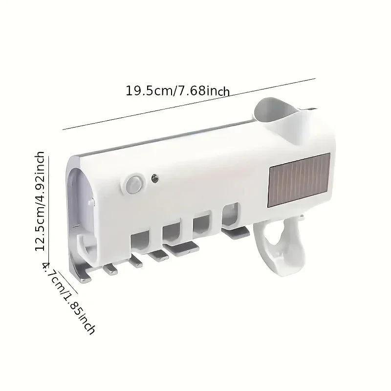 Désinfectant pour brosse à dents avec dentifrice automatique