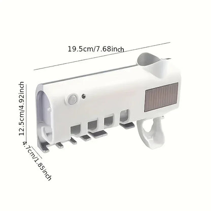 Désinfectant pour brosse à dents avec dentifrice automatique