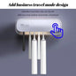 Nouveau stérilisateur de brosse à dents UV Support de brosse à dents intelligent à séchage automatique rapide monté sur mur avec lumière de capteur intelligente