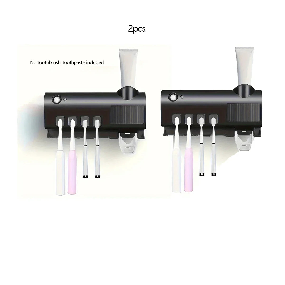 Désinfectant pour brosse à dents avec dentifrice automatique