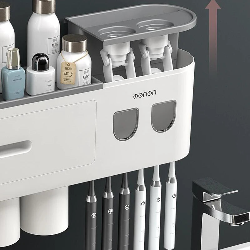 Support de rangement magnétique pour brosse à dents