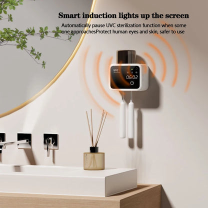 Brosse à dents à écran intelligent avec support LED