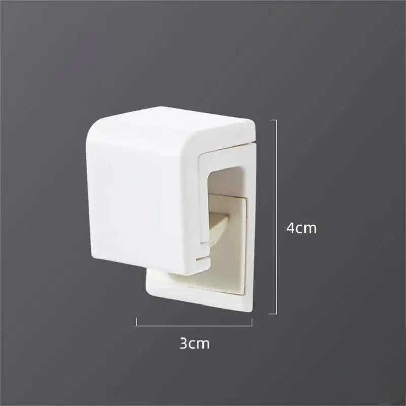 Nouveau porte-brosse à dents de salle de bain, support mural pour dentifrice, porte-brosse à dents sans punch, accessoires de salle de bain