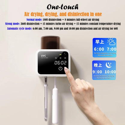 Brosse à dents à écran intelligent avec support LED