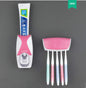 Distributeur de dentifrice automatique à montage mural Support de brosse à dents anti-poussière Accessoires de salle de bain Set Squeezer