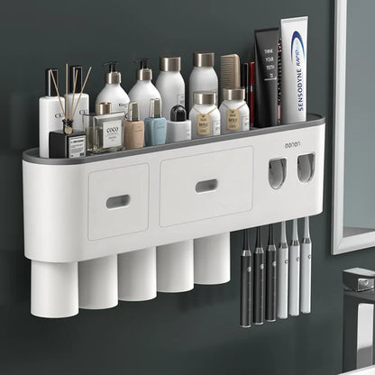 Support de rangement magnétique pour brosse à dents