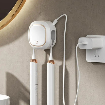Brosse à dents désinfectante avec support électrique